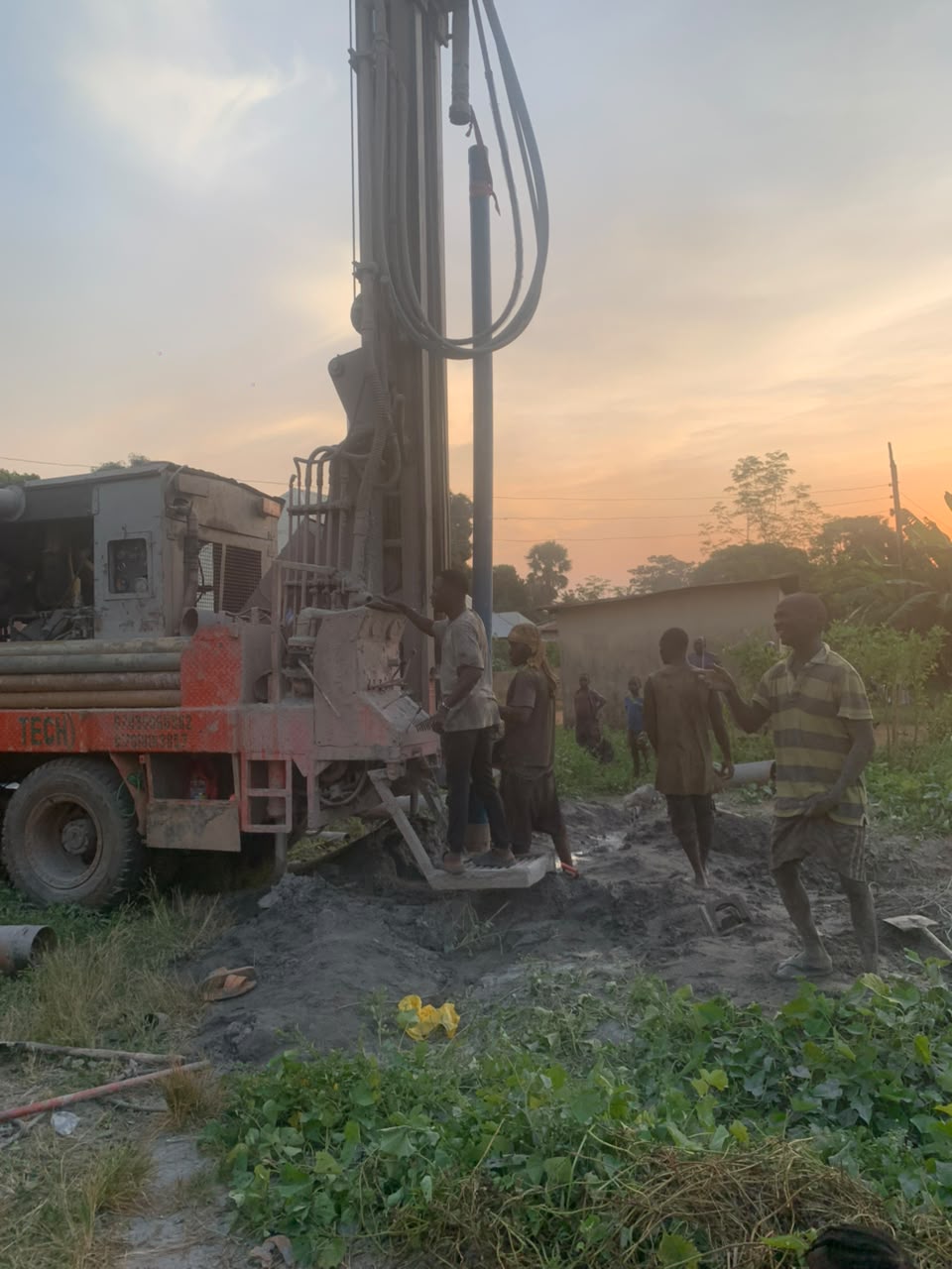 Drilling at Dusk — WHO Katsina-Ala